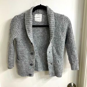 Zara Kids Knitwear Sweater Cardigan in Grey Size 6